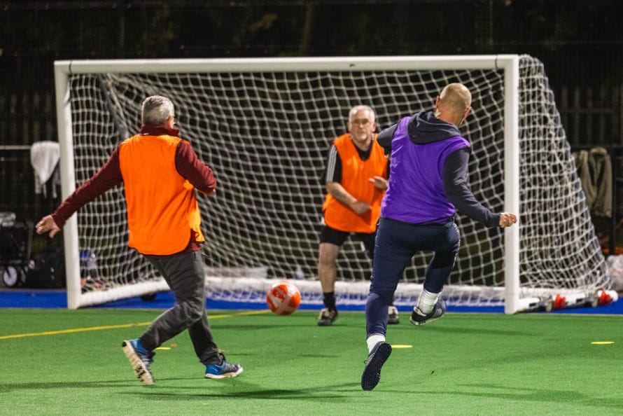 PLAY WALKING FOOTBALL WITH BEDFPORD WALKING FOOTBALL CLUB